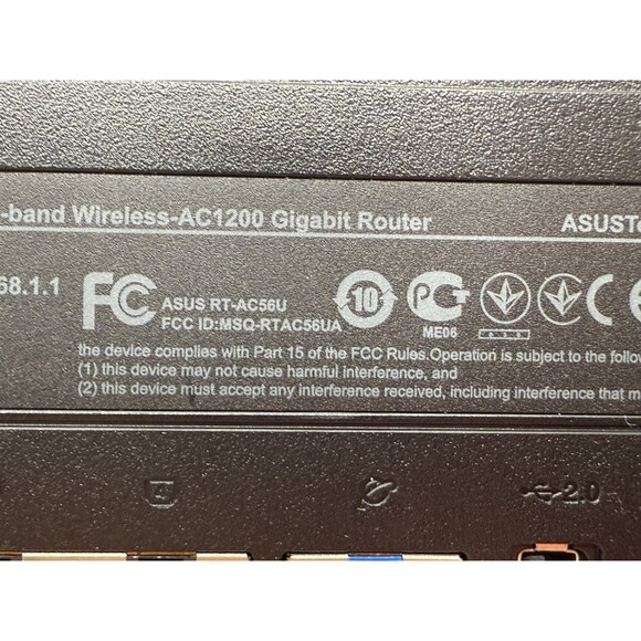 ASUS RT-AC56U AC1200  Gigabit Wireless Router Dual Band 802.11 AC  Tested - Picture 8 of 16